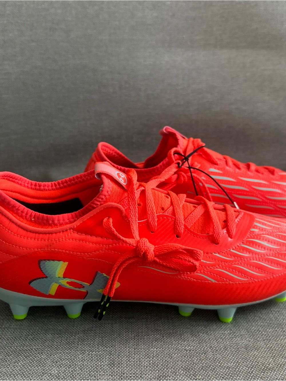 Under Armour Magnetico Select 4 FG Soccer Cleats Red Men 9.5 Women 11 3027707862 - Picture 3 of 7